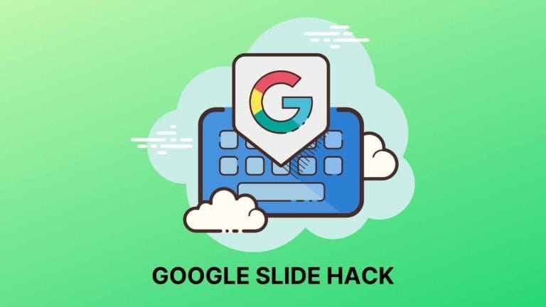 GOOGLE SLIDE HACK